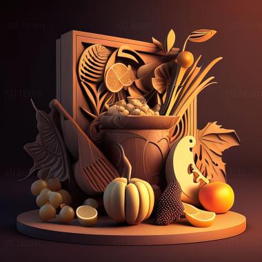 3D model st still life (STL)